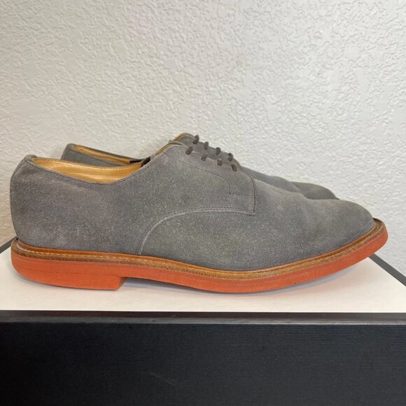 Mark McNairy New Amsterdam Derby Grey Suede Shoes Men\'s 11 US Made in England main image 12
